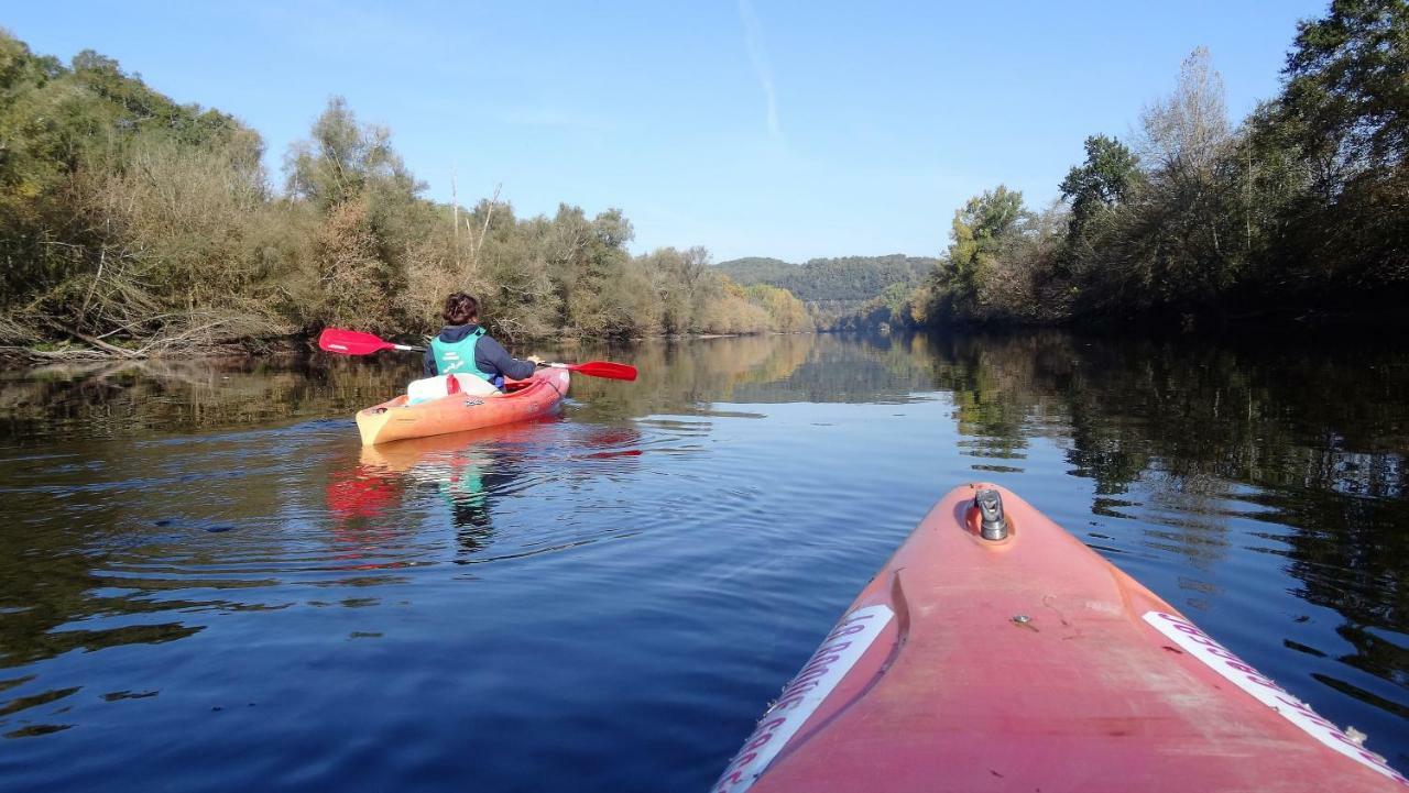 Chambre Du Sabotier - Studio Troglodytique - A 100 M Baignade En Riviere - Location De Canoe - Circuits Cyclo - Aire De Pique-Nique - 3 Restaurants Castelnaud La Chapelle Dış mekan fotoğraf
